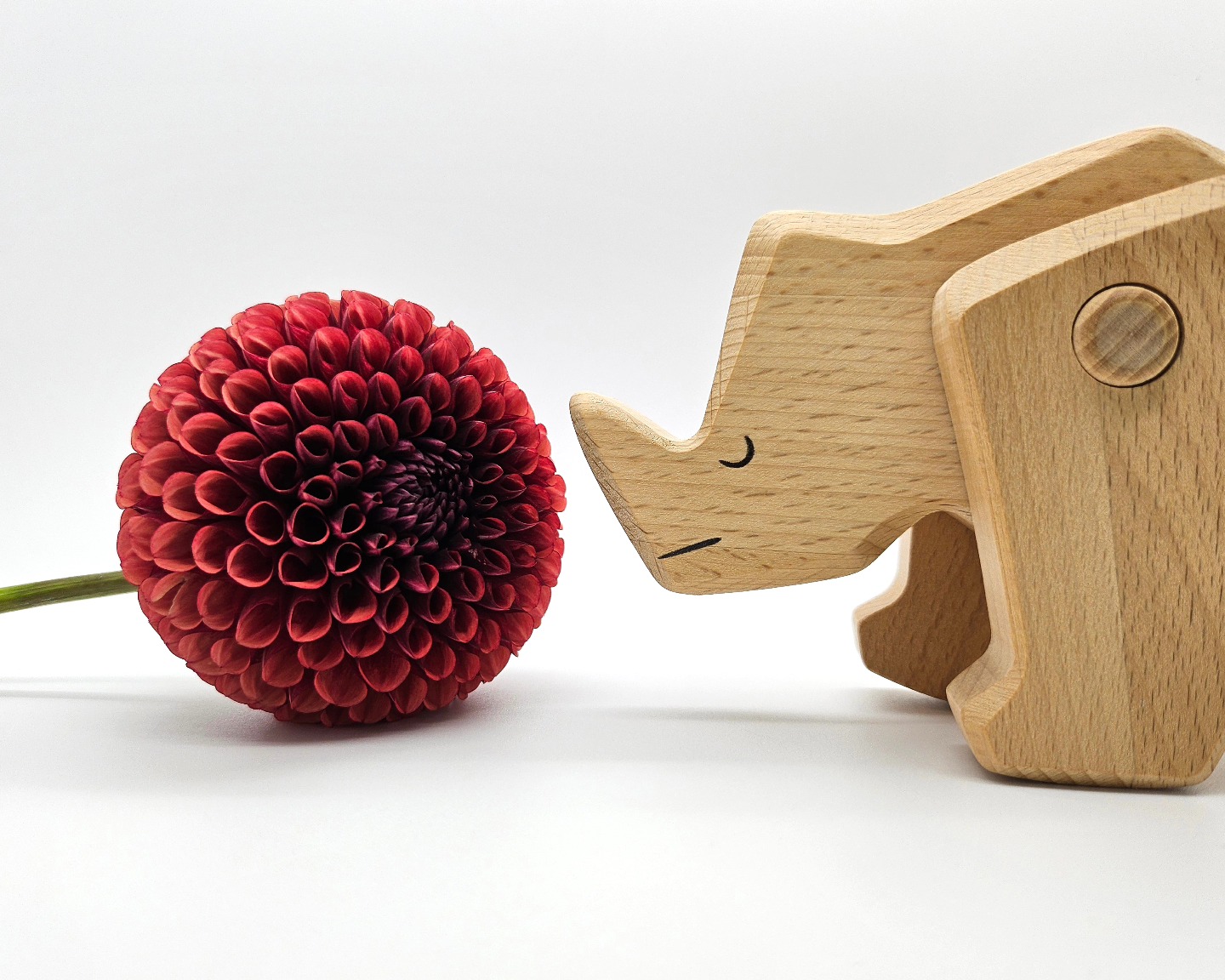 Smelling absolutely dahlicious! 🌸

#flowerpower #dahlia #rhino #rhinoceros #neushoorn #bajowoodentoys #wildlife #animaldecor #nietvoeren