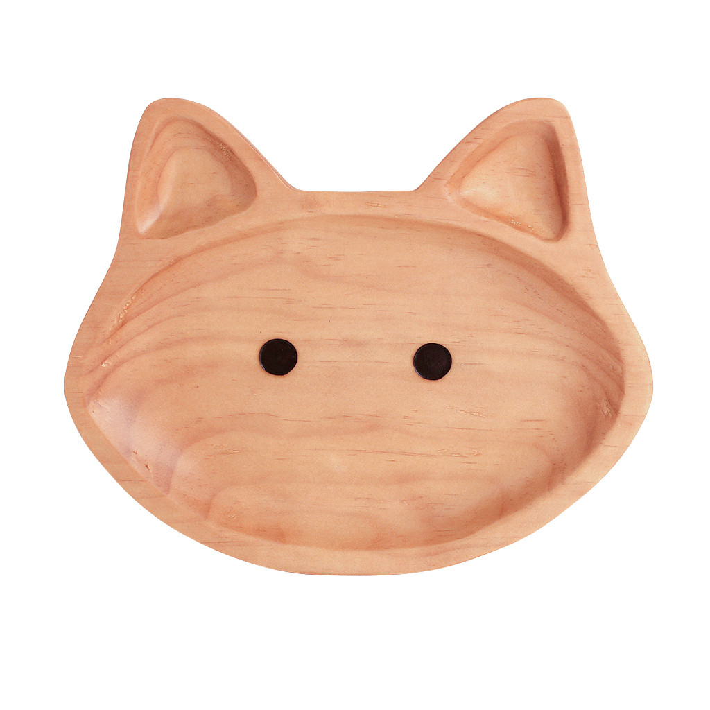 Houten bord poes